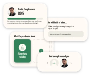 Example Fill in profile details as single parent